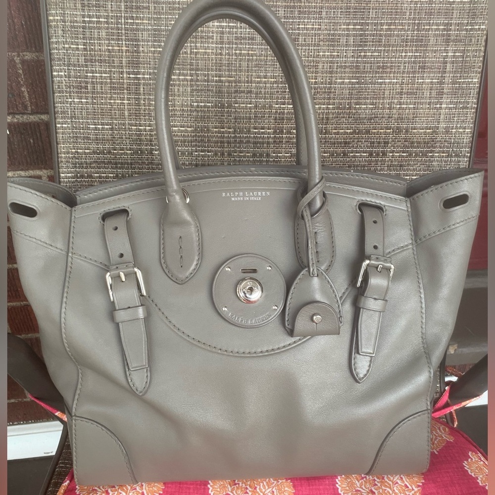 Ralph Lauren Soft Ricky in Grey Leather